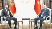 Erdoğan NATO Zirvesi Sonrası Külliye'de Arnavutluk, Slovakya ve Karadağ Liderlerini Kabul Etti