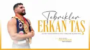 Erdoğan'dan Kırkpınar Başpehlivanı Erkan Taş'a Tebrik Mesajı