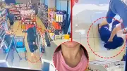 Erkek arkadaşından kaçıp markete sığındı: Beni yerlerde sürükleyerek