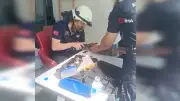 Eskişehir'de mahkumun bileğine sıkışan kelepçe itfaiye tarafından çıkarıldı