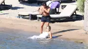 Gamze Erçel'den eşi Caner Yıldırım'a karnı burnunda poz