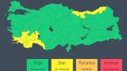 İçişleri Bakanlığı 10 il için sarı kodlu sağanak uyarısı yaptı