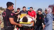 Kahramanmaraş'ta Takla Atan Otomobilde 2 Yaralı