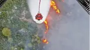 Kaş'ta Orman Yangınına Havadan ve Karadan Müdahale Başladı