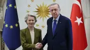 Külliye'de AB rüzgarı: Erdoğan, von der Leyen ve Costa ile görüştü