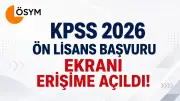 KPSS Ön Lisans 2026 Başvuruları Başladı! Ücret ve Tarihler