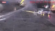Kırıkkale'deki feci otobüs kazasının güvenlik kamerası görüntüleri ortaya çıktı