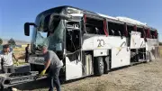 Kütahya'da yolcu otobüsü devrildi: 31 kişi yaralandı