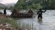 Kızılırmak'ta akıntıya kapılan çocuğunu kurtarmaya çalışan baba kayboldu