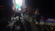 Malatya'da lastiği patlayan otomobil refüje çarptı: 1 yaralı