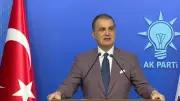 Ömer Çelik'ten ayet yazılı pankart tepkisi: 'Utansınlar'