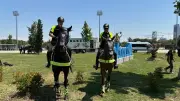 NATO Zirvesi Öncesi Ankara'da Atlı Polisler Devriyede