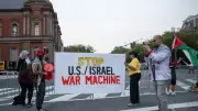 Netanyahu'nun ABD Ziyareti Beyaz Saray Yakınlarında Protesto Edildi