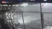 Osmaniye'de otomobil-motosiklet çarpışması kamerada: 1 yaralı