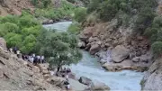 Şırnak'ta balık tutarken Habur Çayı'na düşen kişi aranıyor