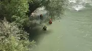 Şırnak'ta derede kaybolan Erkan Sak'ı arama çalışmaları 4. günde devam ediyor