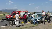 Seydişehir'de araç çarpışması: 1'i ağır 5 yaralı