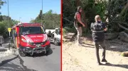 Üsküdar'da feci kaza: Forklift evin bahçesine uçtu, sürücü hayatını kaybetti