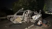 TEM Otoyolu'nda feci kaza: 1 ölü 3 yaralı