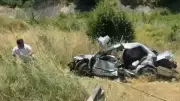 TEM Otoyolu'nda otomobil şarampole devrildi: 1 ölü, 3 yaralı