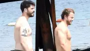 Tolga Sarıtaş ve Genco Özak Çeşme'de Deniz Keyfi Yaptı