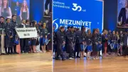 Yeditepe Üniversitesi'nde mezuniyet töreninde ayet pankartı skandalı