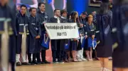 Yeditepe Üniversitesi'nde skandal mezuniyet töreni: Ayetli pankarta engel