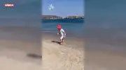 Yıldız Çağrı Atiksoy ve Berk Oktay'ın Kızı Mira Denizle Tanıştı