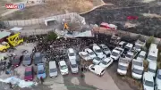 İzmir Bornova'da yediemin otoparkında yangın: 50 motosiklet ve 12 araç küle döndü