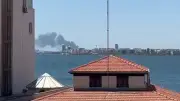 İzmir Menemen'de geri dönüşüm fabrikasında yangın: Gökyüzünü duman kapladı