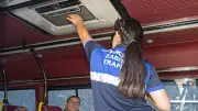 İzmir'de ticari araçlara klima denetimi: 20 dakikada 30 araca ceza