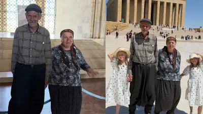 34 Yıl Sonra Evlat Hasreti Dindi: İkizleriyle Anıtkabir'de