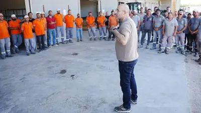 Aydın Germencik'te sıcak hava nedeniyle mesai saati değişti