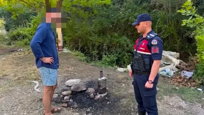 Bilecik'te ormanlık alanda mangal yakan şahsa 3 bin 705 lira ceza