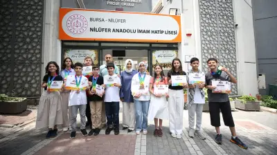 Bursalı öğrenciler Singapur matematik olimpiyatlarında 16 ödül kazandı