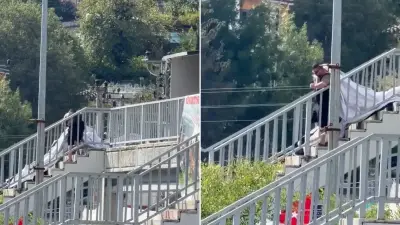 Cumhurbaşkanı Erdoğan'ın pankartına zarar veren Ufuk Ören tutuklandı