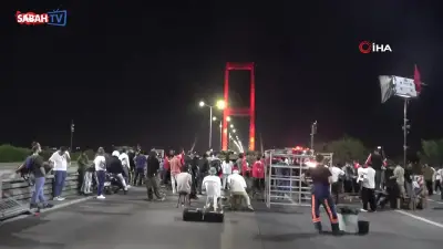 Şehitler Köprüsü Belgesel Çekimi Nedeniyle Gece Trafiğe Kapatıldı