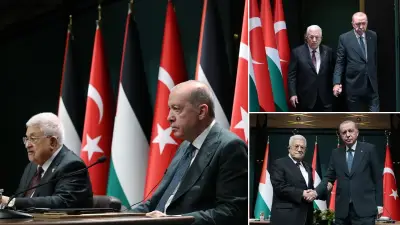 Erdoğan ve Abbas ortak basın toplantısı düzenledi: Filistin'e destek tüm insanlığın ortak sorumluluğu