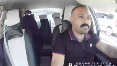 Gaziantep'te çarşaf giyip husumetlisini vuran şüpheli takside yakalandı