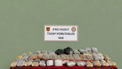 Hudut kartallarından Van'da büyük operasyon: 51 kilo uyuşturucu ele geçirildi