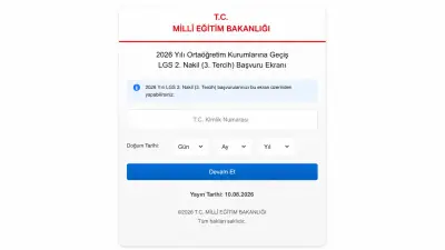 LGS 2. Nakil Tarihleri 2026: MEB Başvuru Ekranı ve Tüm Detaylar