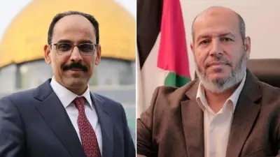 MİT Başkanı Kalın, Hamas lideri Hayye ile Gazze'yi görüştü