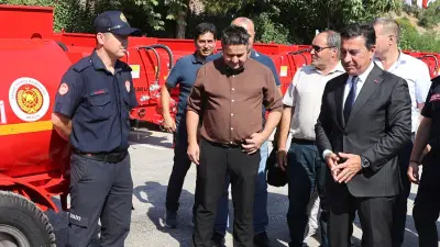 Muğla'da yangın riski olan kırsal mahallelere 25 su tankeri dağıtıldı