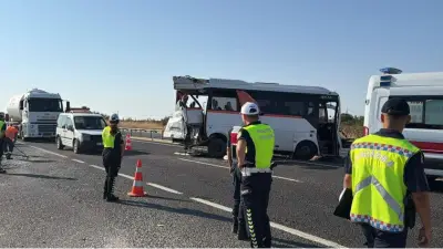 Tekirdağ'da zincirleme kaza: 29 yaralı