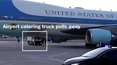 Trump'ı Türkiye'den ikram kamyonuyla kaçırmışlar: O anlara ait görüntüler