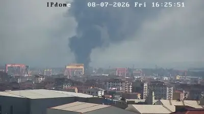 Tuzla'da şantiyede işçi konteynerinde yangın! Ekipler sevk edildi