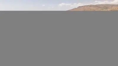 Van Gölü'nde Tatlı Su Buluşması Ebru Desenleri Oluşturdu