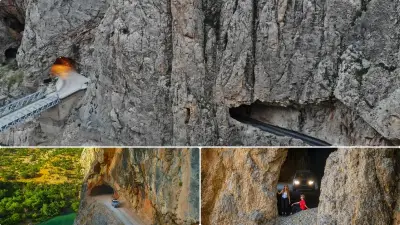 Yapımı 132 Yıl Süren Taş Yolu Turistleri Kendine Çekiyor