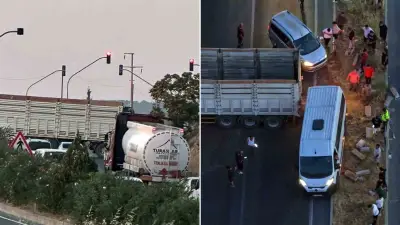 Yatağan'da TIR Karşı Şeride Geçti: Muğla-Aydın Karayolu Trafiğe Kapandı