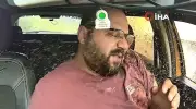 Artvin'de faciayı önleyen taksiciye çamurlu su şoku